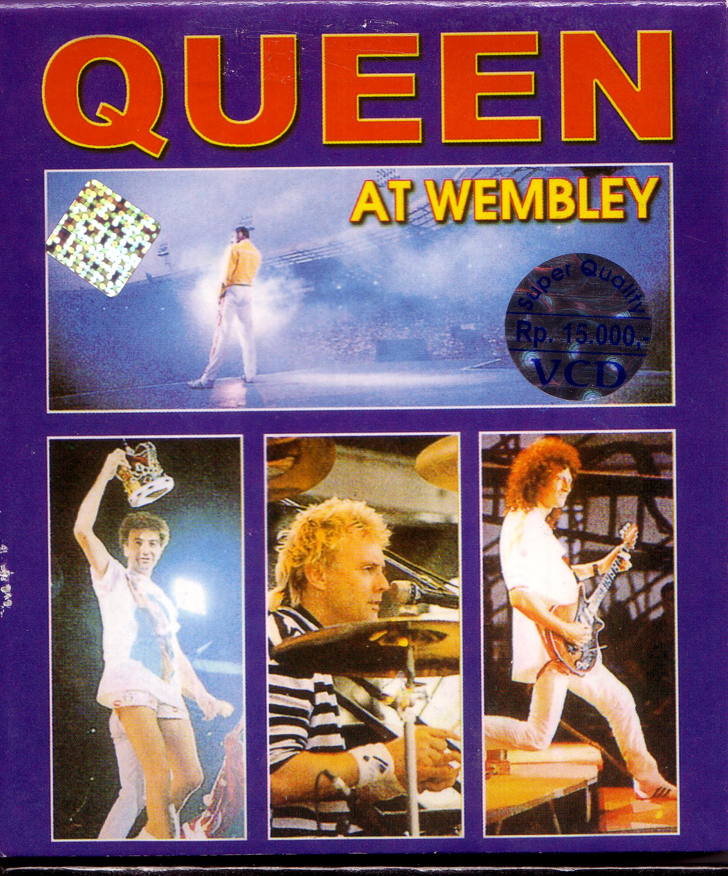 Queen video cd INDONESIA WEMBLEY